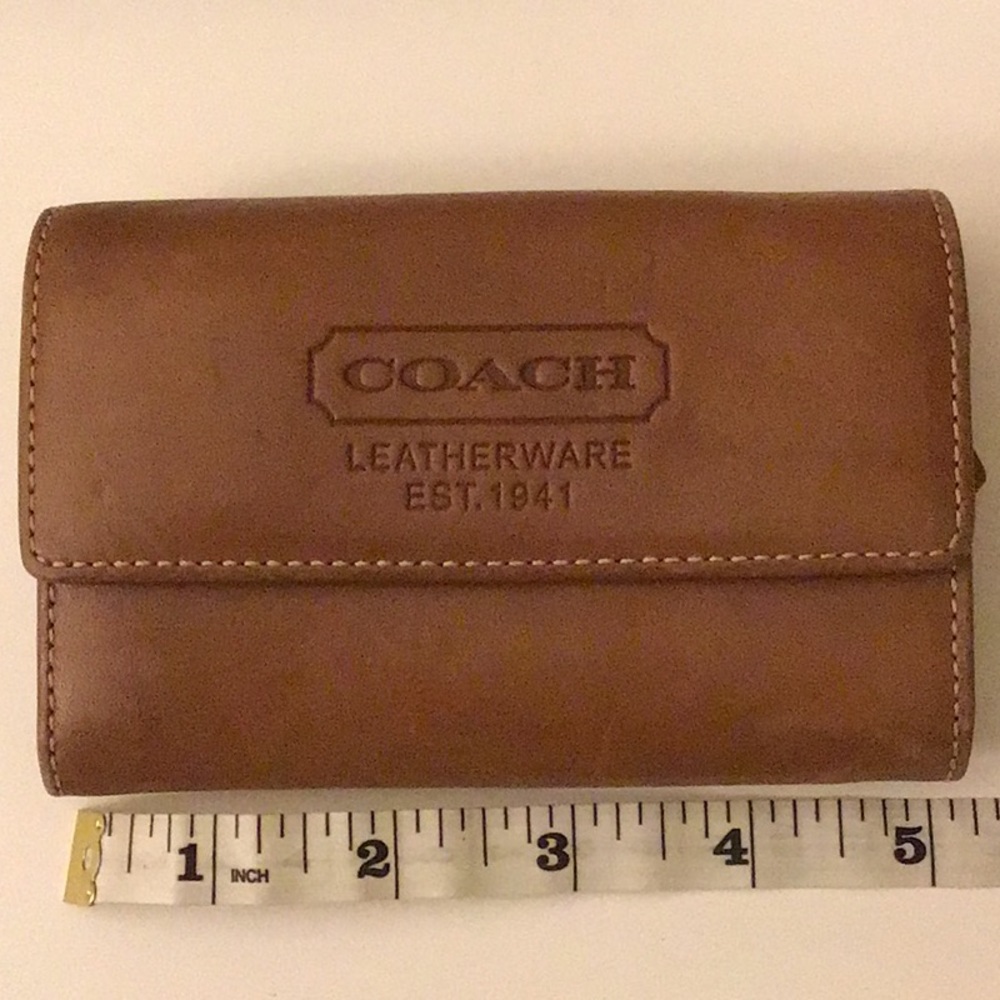 Coach Brown Leather Wallet - Picture 5 of 10